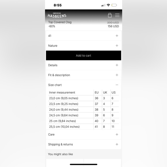 NEW Swedish Hasbeens Zip It.                       Rost W (red-orange color) - Picture 4 of 4